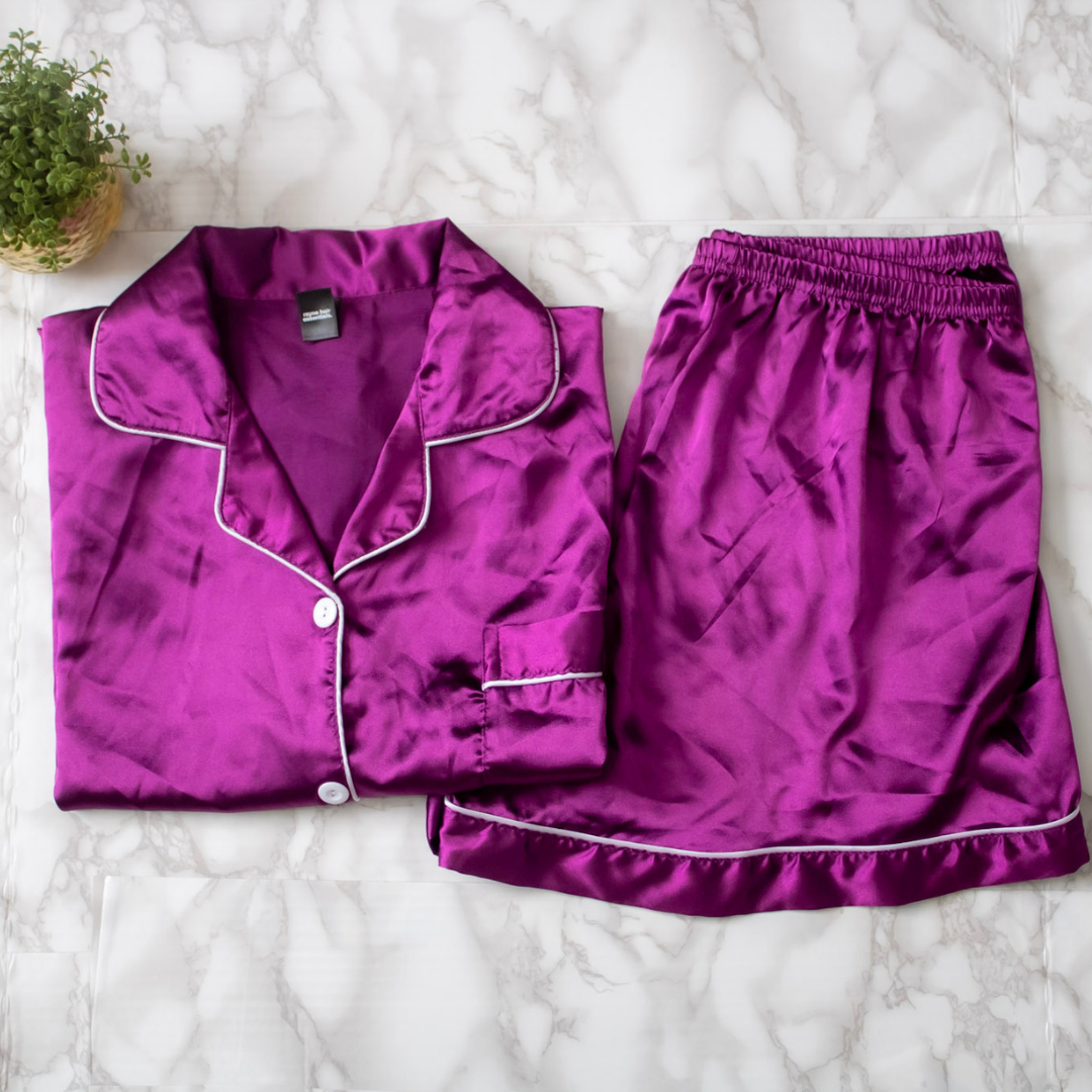 Silk Satin Pajama Set