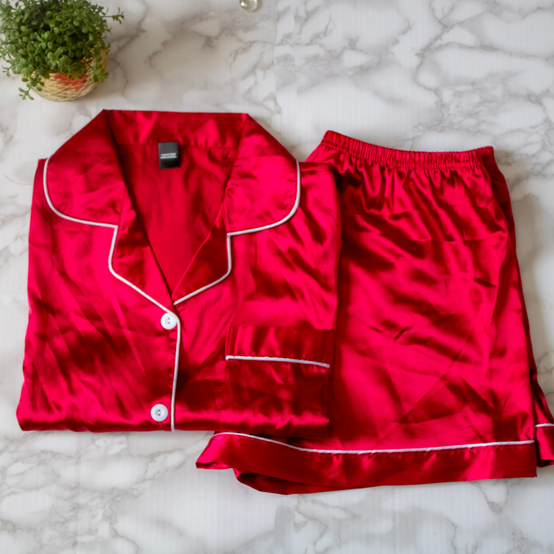 Silk Satin Pajama Set