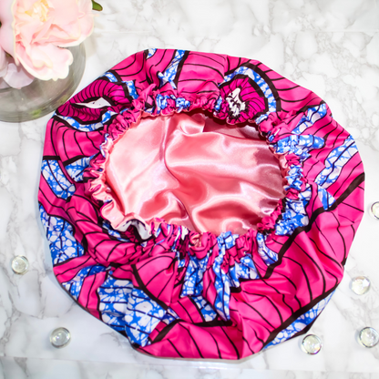 African Print Hair Bonnet | Jocelyn