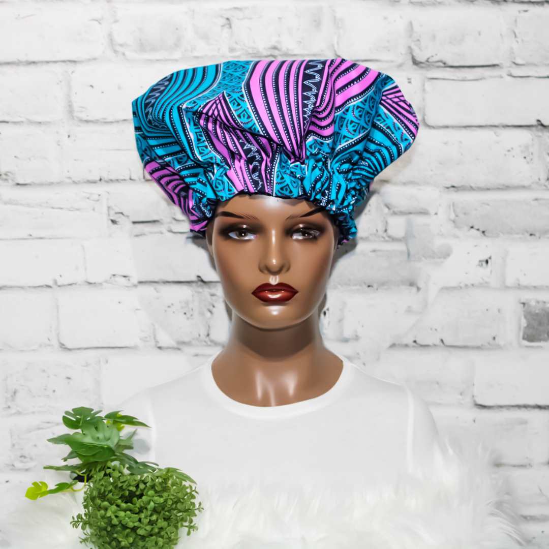 Malacka African Print Hair Bonnet - RHE